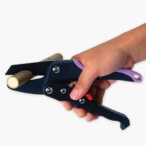 【ガーデニング  作業用具】力のいらないラチェット式アンビル刃剪定鋏