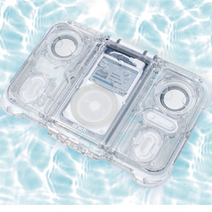 お風呂に浮かべられるiPodスピーカー
