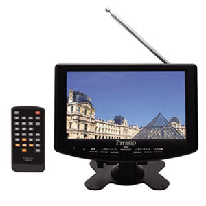 設置場所を選ばない小型・スリム設計の7インチワイドテレビです。TVチューナーを内蔵し、画面には日差しに強いTFT液晶を採用しており、クリアな高画質が場所を問わずに楽しめます。電源も屋内・車内の両方で使用できるアダプタを準備してあり、自分だけのプライベー...