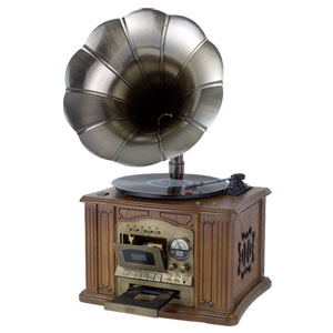 蓄音機型レコードプレーヤー