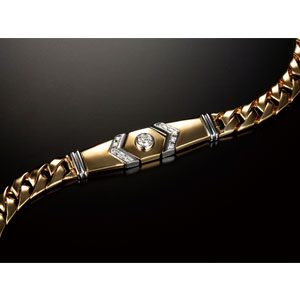 プラチナONダイヤ・ゴージャス18金ブレスレット プラチナONダイヤ・ゴージャス18金ブレスレット