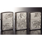 スターリングシルバー和彫りZIPPO(R)