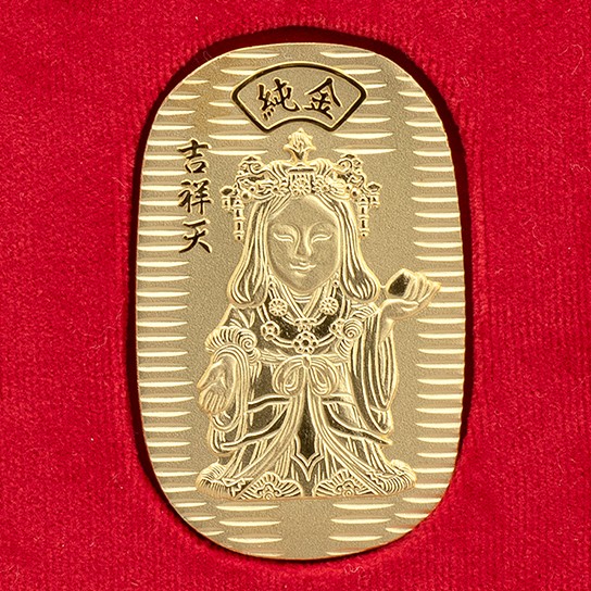 純金製　八福神小判【吉祥天】
