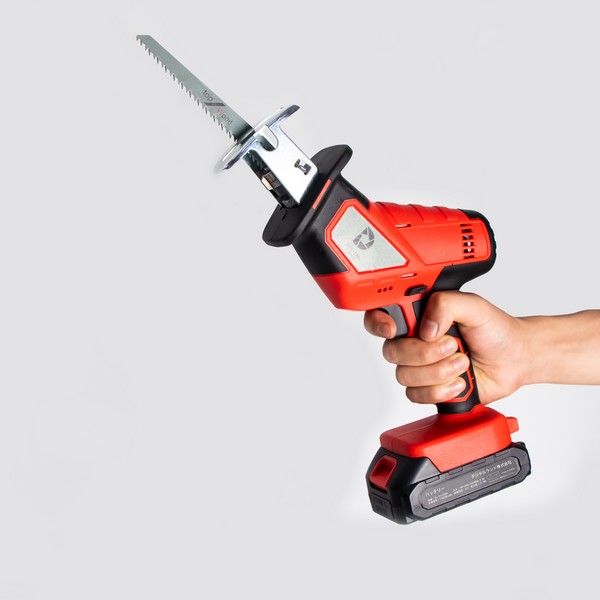 LEDライト搭載充電式コードレス電動ノコギリ